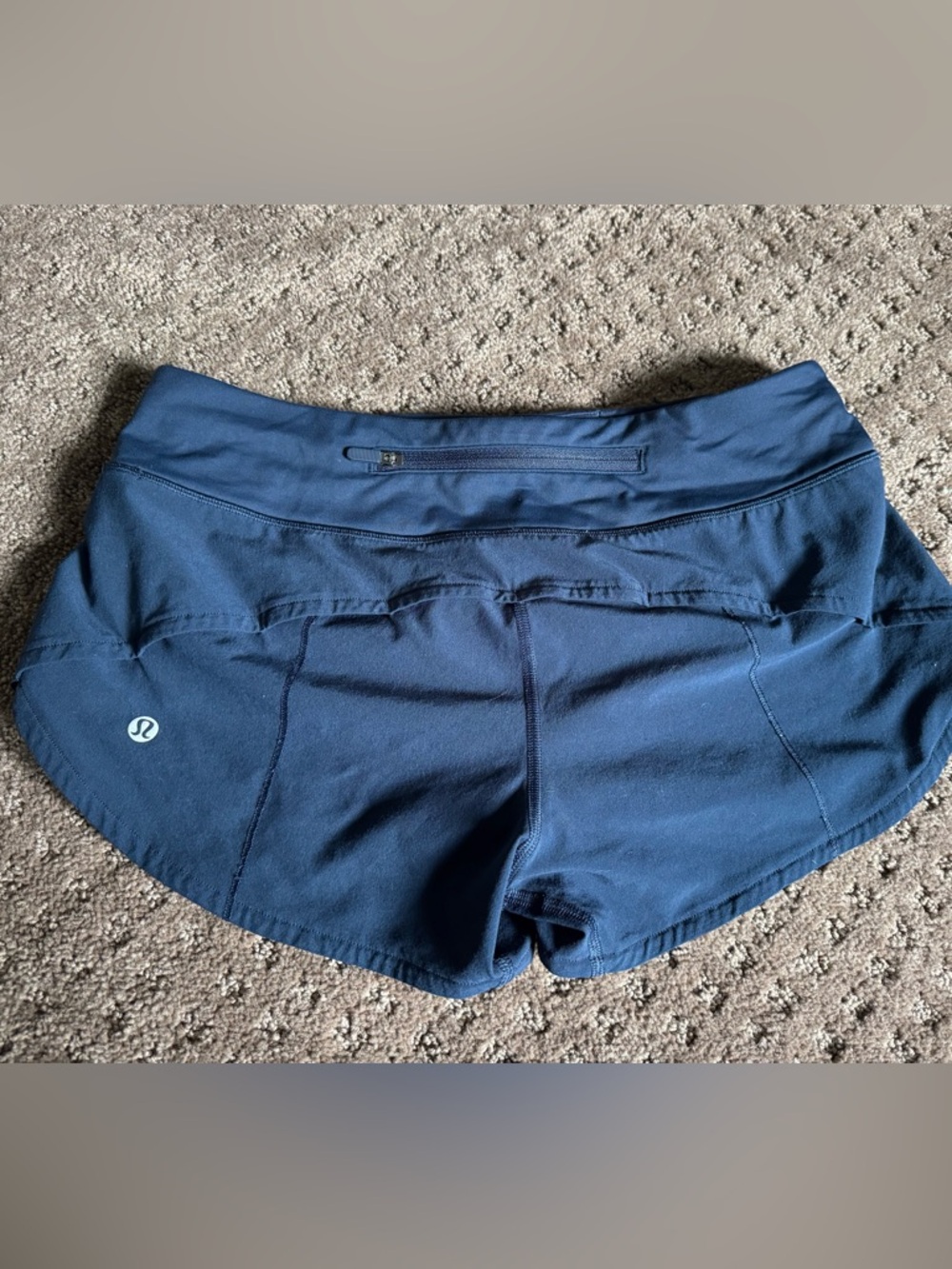 lululemon athletica Navy Blue Athletic Shorts size 4 - Picture 3 of 3